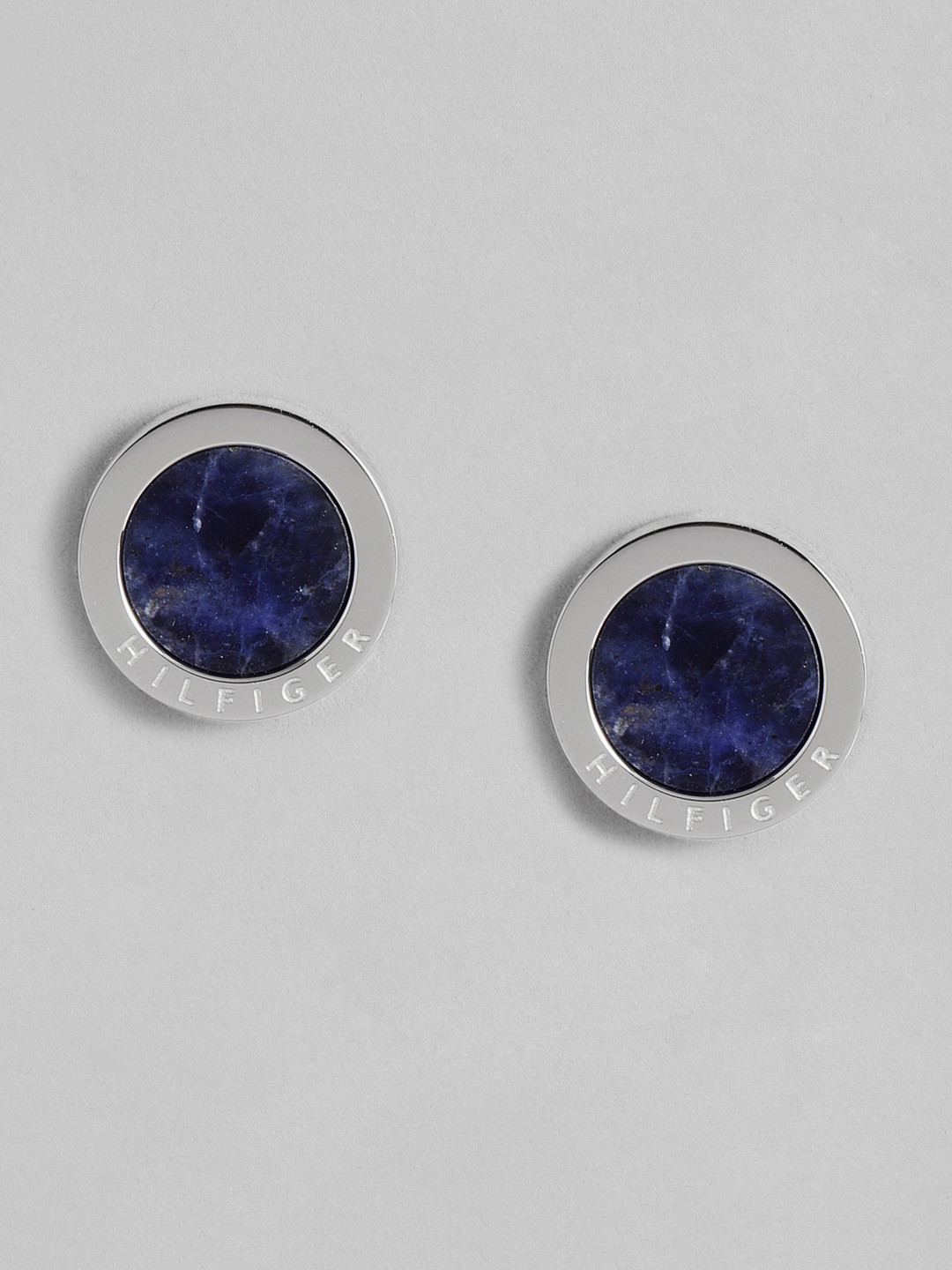 

Tommy Hilfiger Silver Plated Stainless Steel Circular Studs
