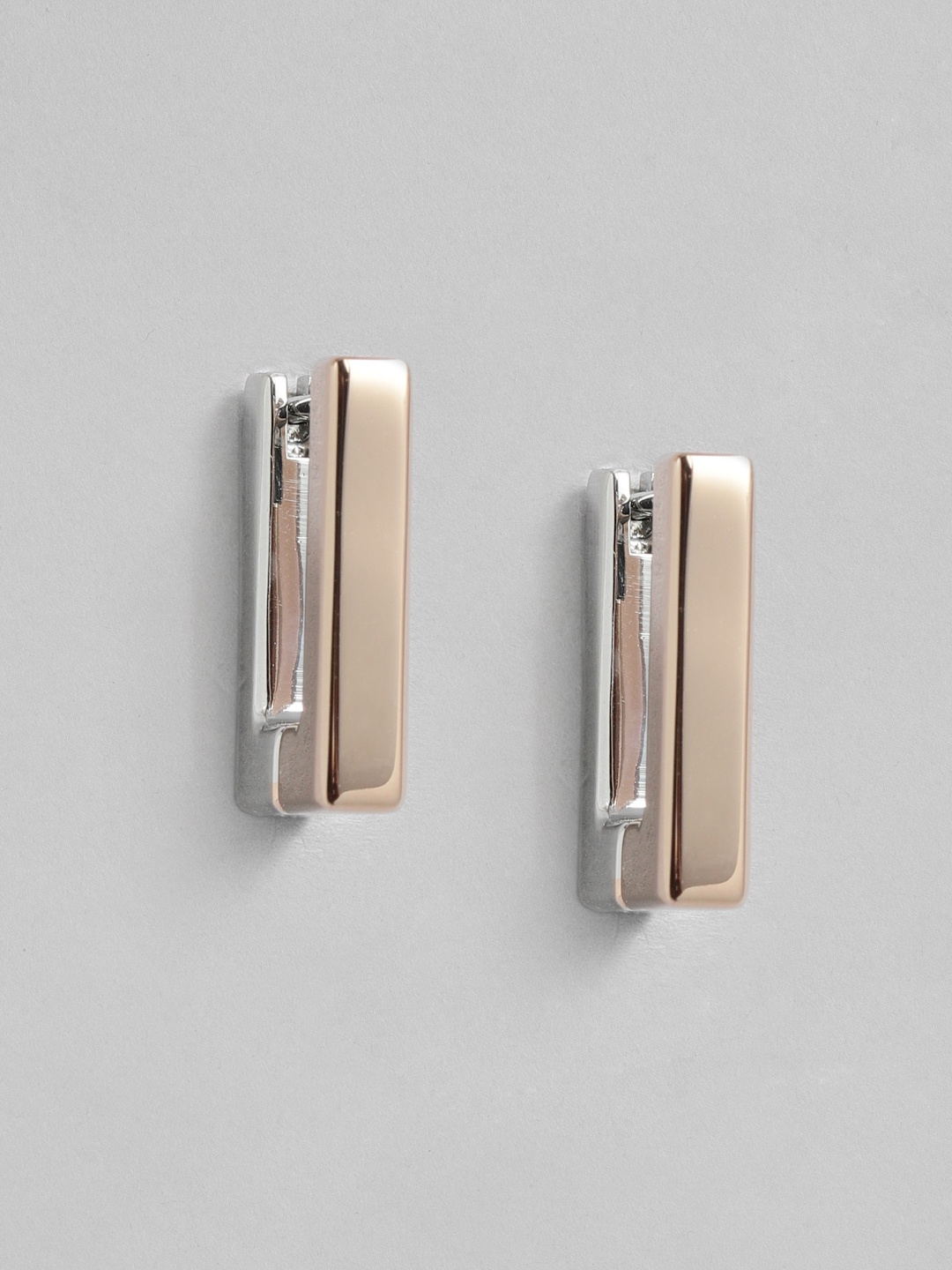 

Lacoste Impression Geometric Studs, Silver