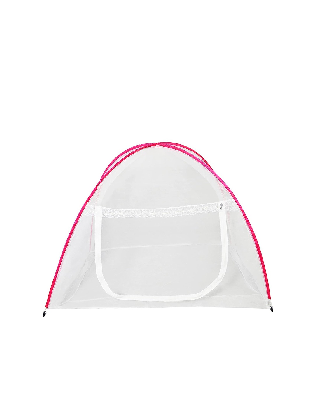 

Classic Mosquito Net Infants Net Self Design Mosquito Net, Pink