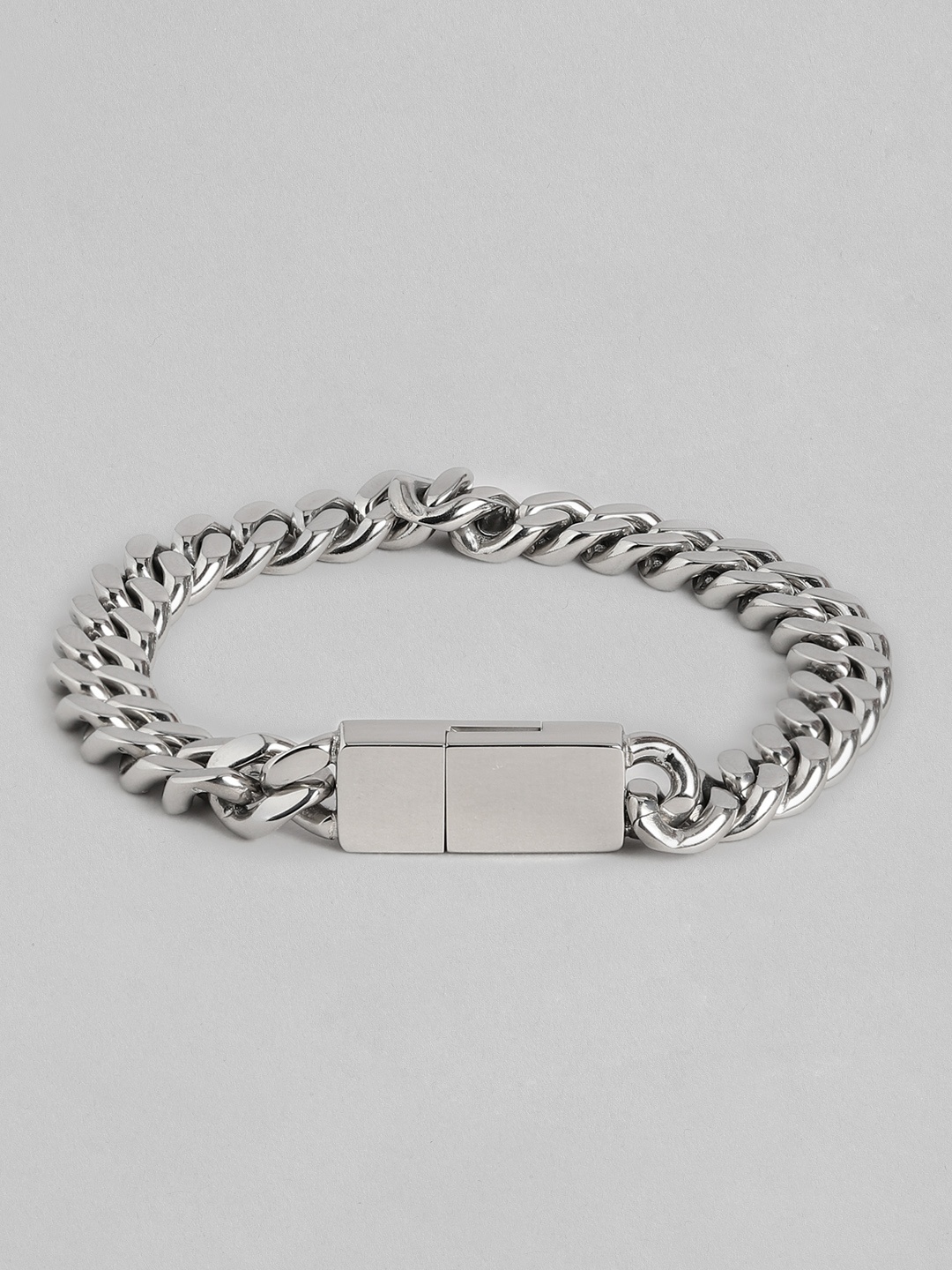 

Tommy Hilfiger Women Bold Stainless Steel Link Bracelet, Silver