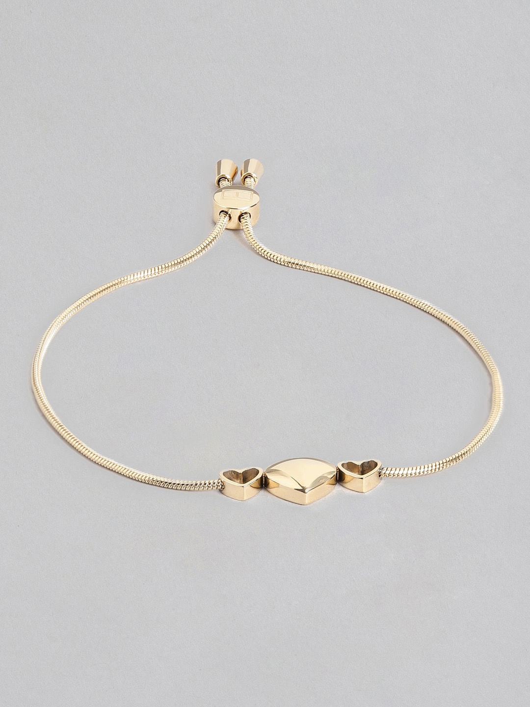 

Tommy Hilfiger Women Gold-Plated Heart Charm Bracelet