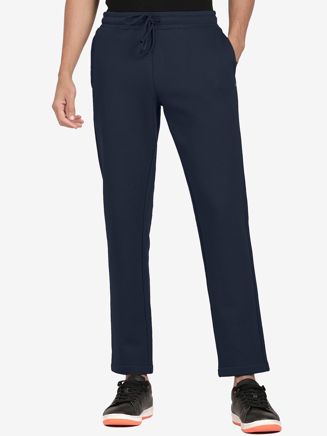 

t-base Men Mid-Rise Track Pants, Navy blue