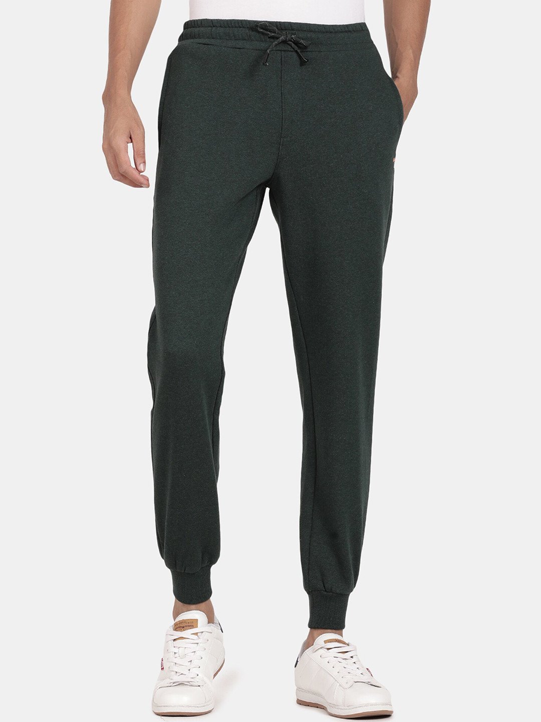 

t-base Men Mid-Rise Joggers, Green