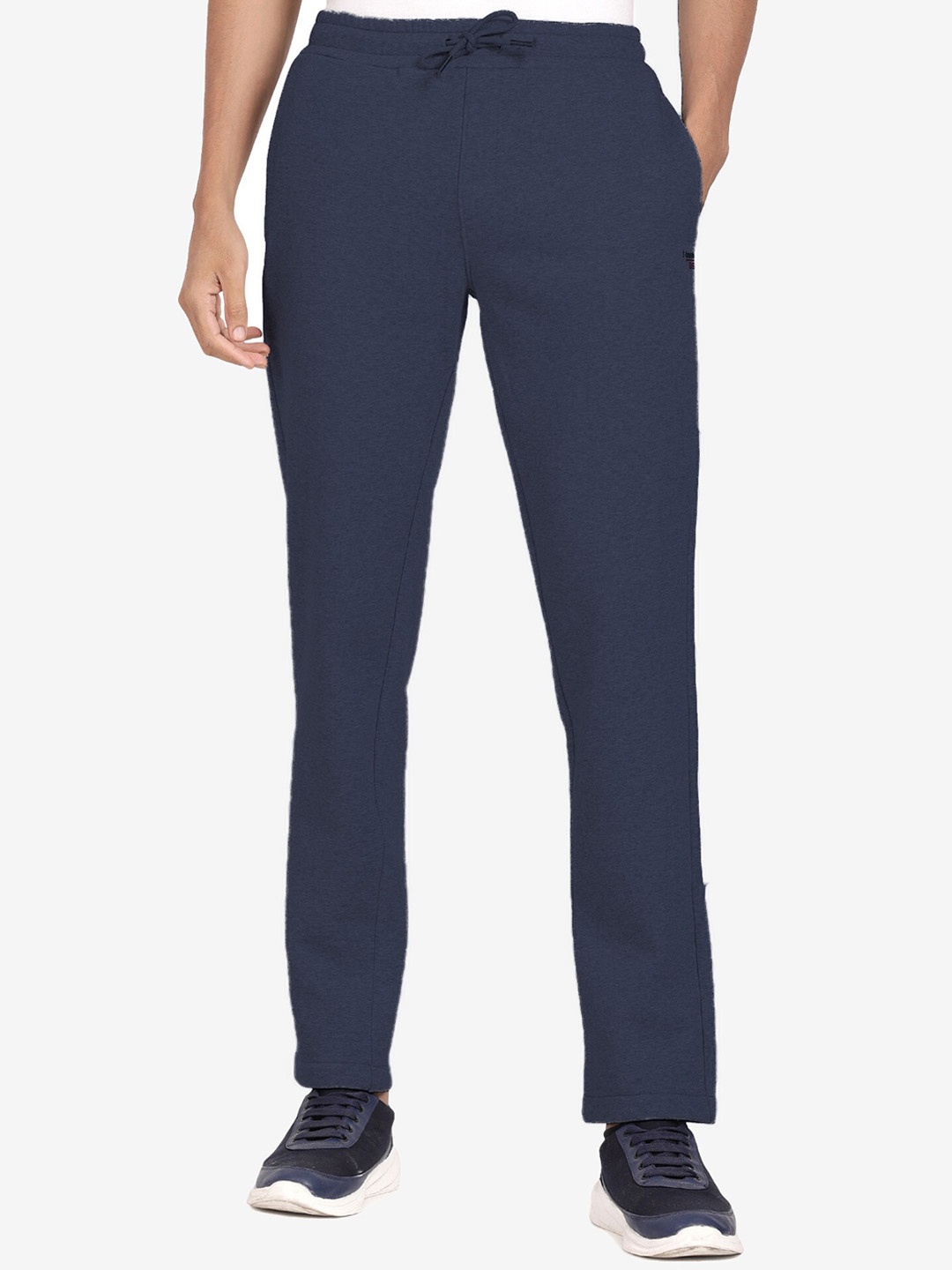 

t-base Men Mid-Rise Track Pants, Blue