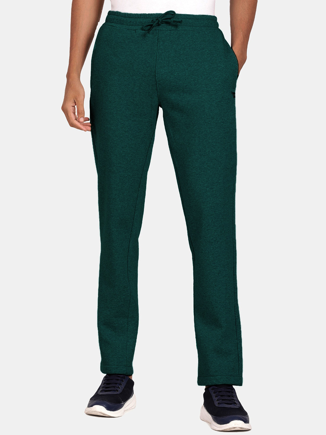

t-base Men Mid-Rise Track Pants, Green