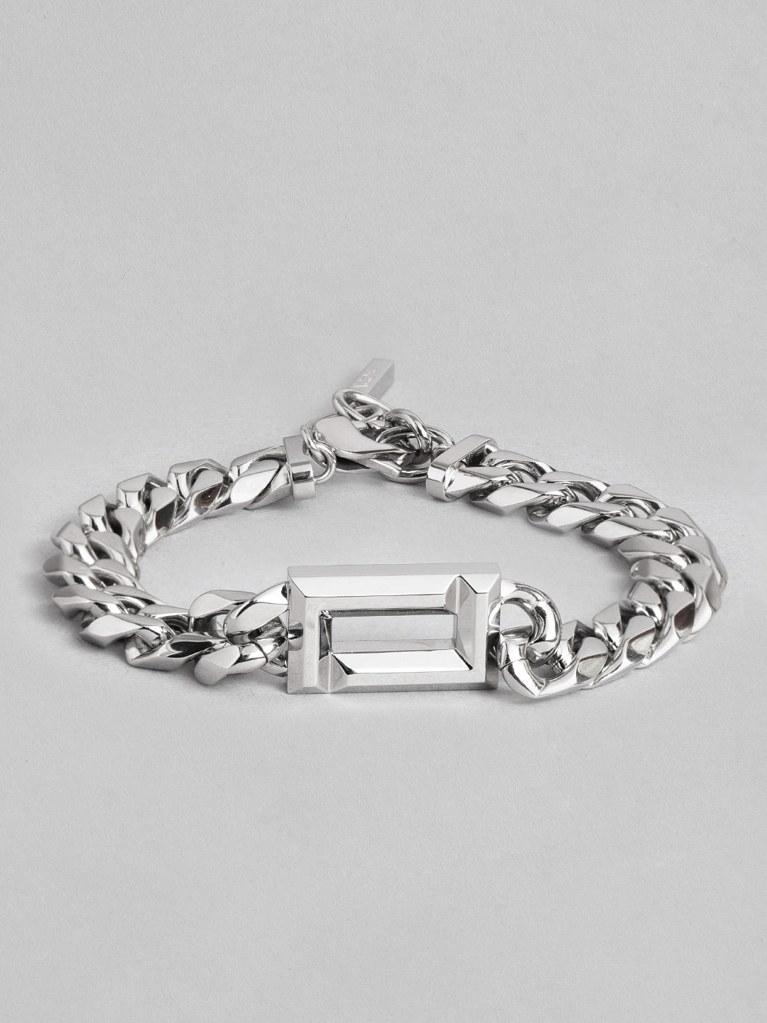 

Lacoste Women Fundament Link Bracelet, Silver