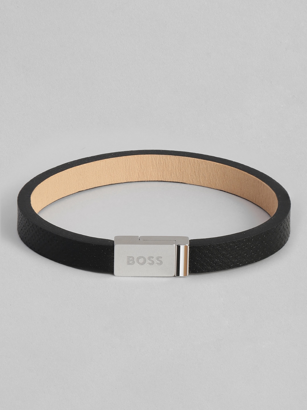 

Hugo Boss Men Leather Wraparound Bracelet, Black