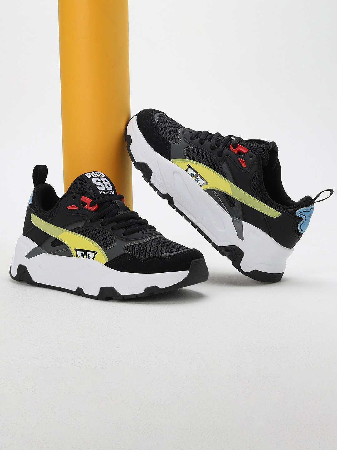 

Puma Kids x SPONGEBOB SQUAREPANTS Trinity Youth Sneakers, Black