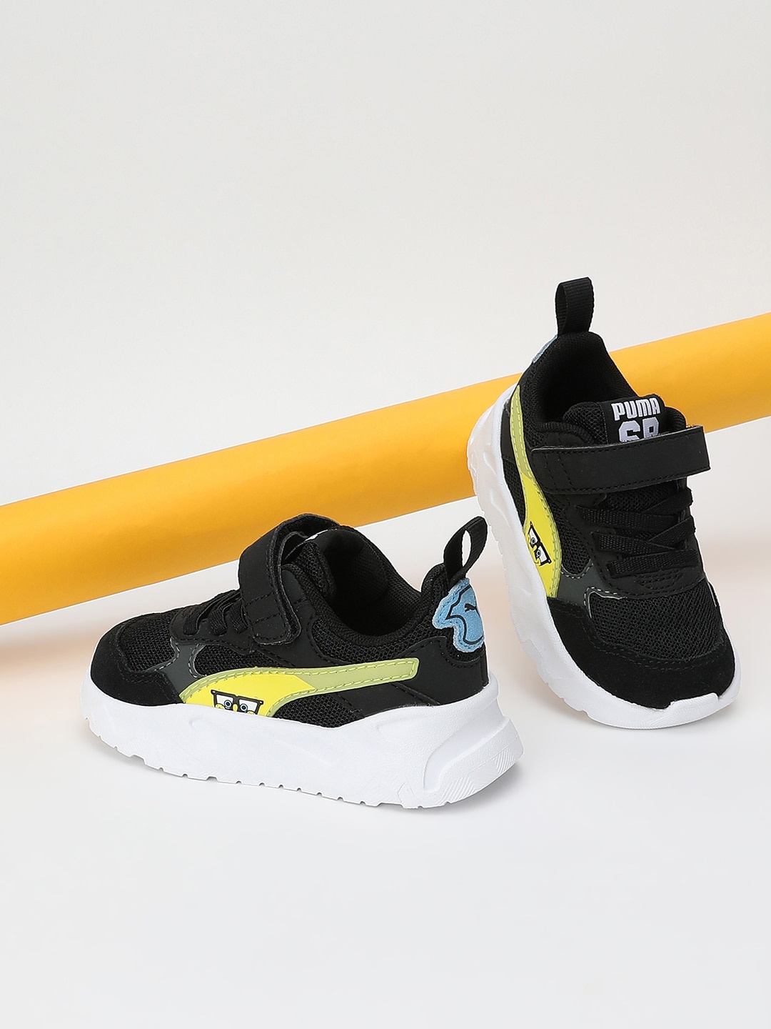 

Puma Kids SPONGEBOB SQUAREPANTS Trinity Toddlers Sneakers, Black
