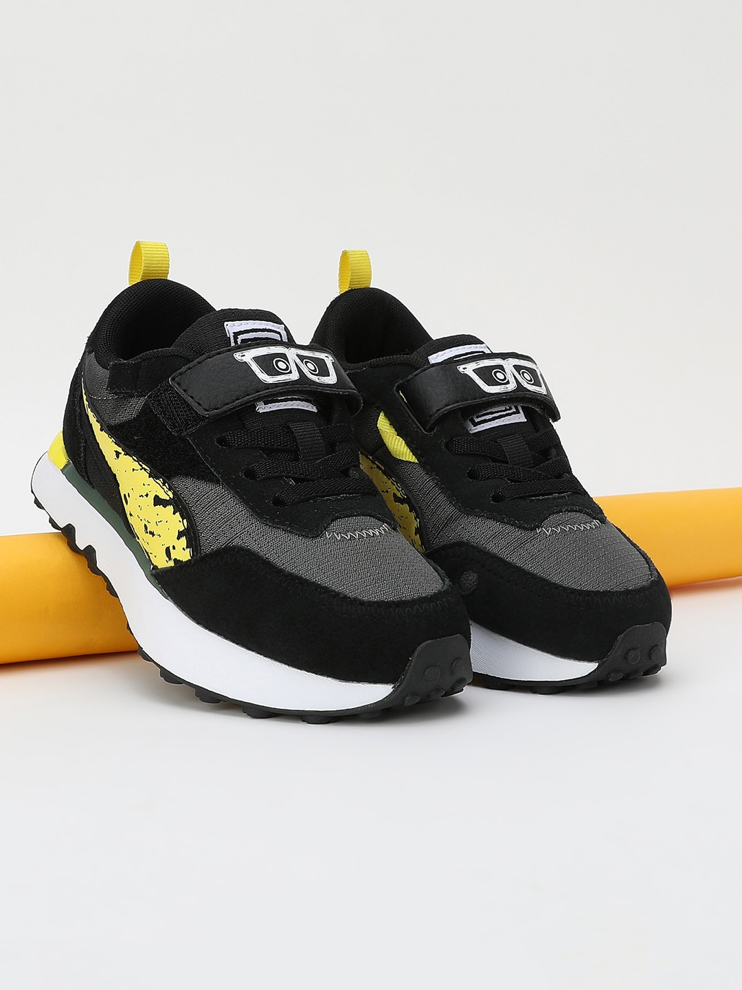 

Puma Kids x SPONGEBOB SQUAREPANTS Rider FV Sneakers, Black