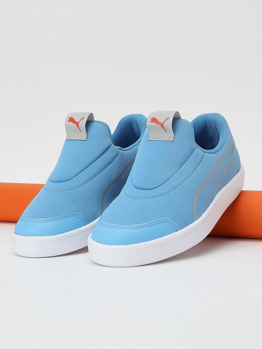 

Puma Kids Courtflex V2 Slip On Sneakers, Blue