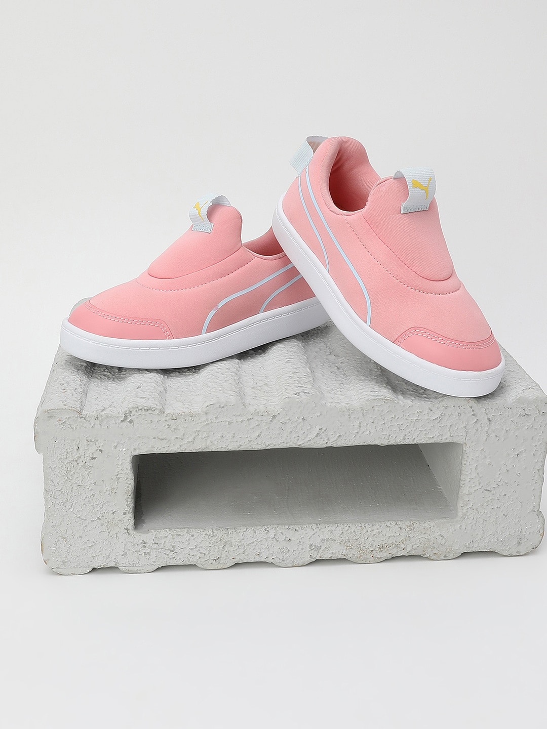 

Puma Kids Courtflex v2 Toddlers Slip-On Sneakers, Pink
