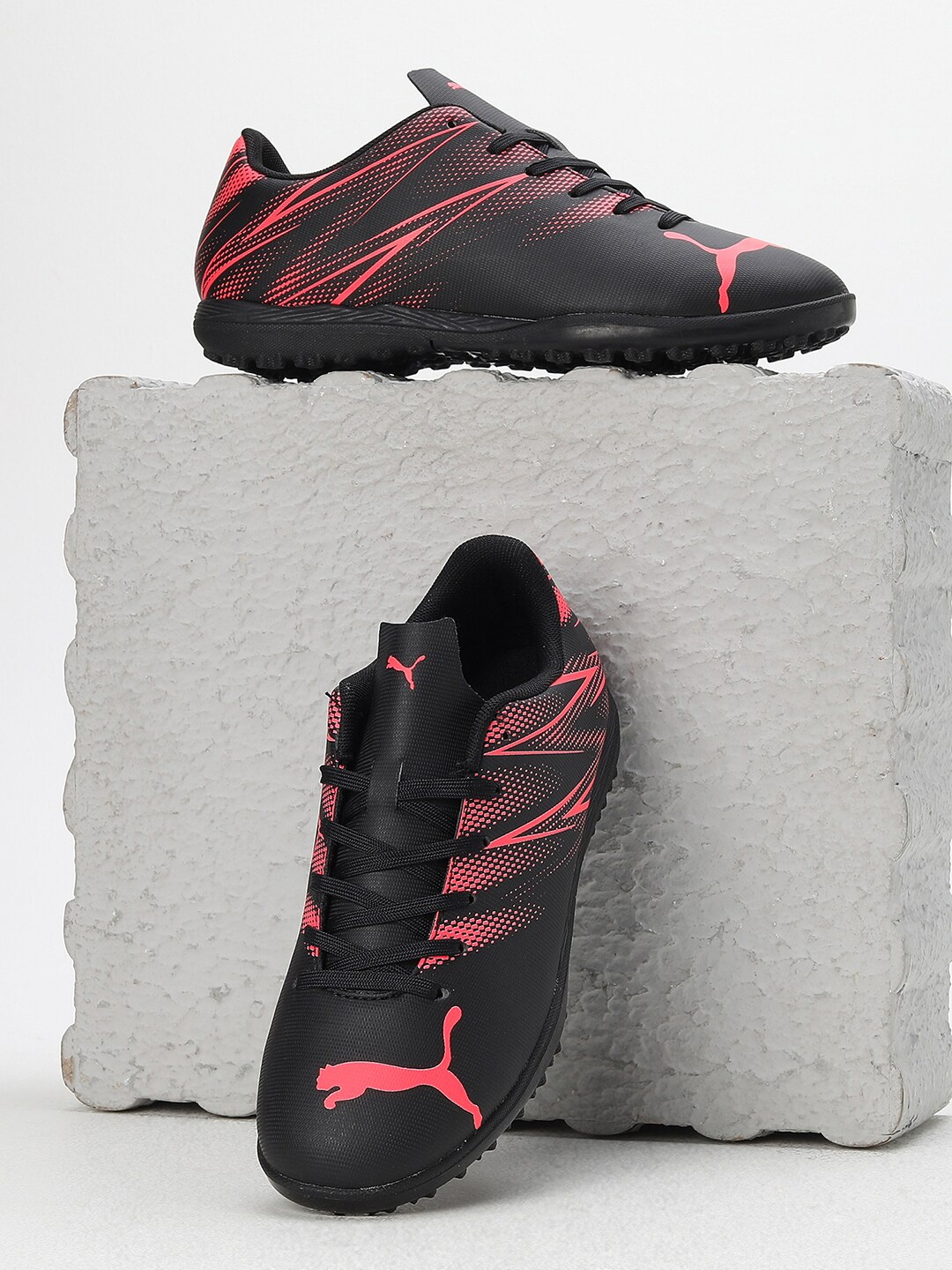 

Puma Kids ATTACANTO TT Youth Football Shoes, Black