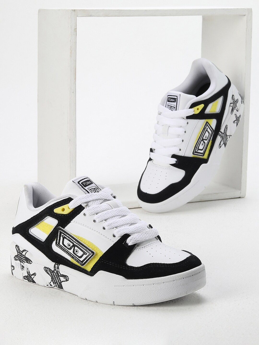

Puma Kids x SPONGEBOB SQUAREPANTS Slipstream Youth Sneakers, White