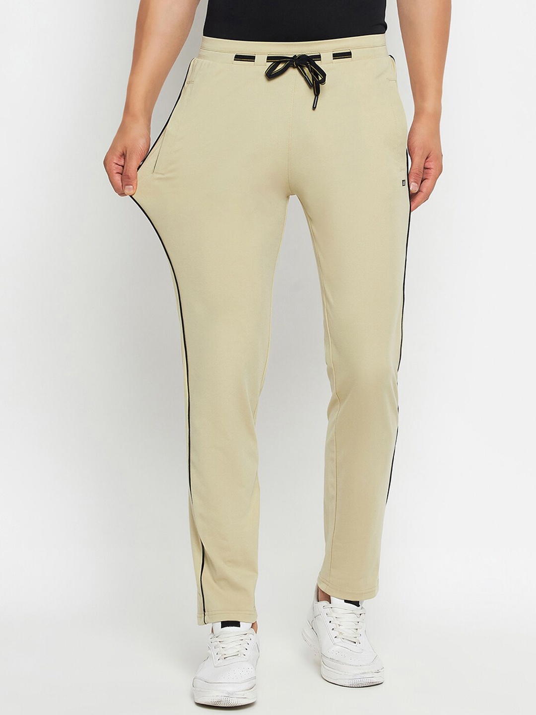 

Okane Men Mid-Rise Track Pants, Camel brown