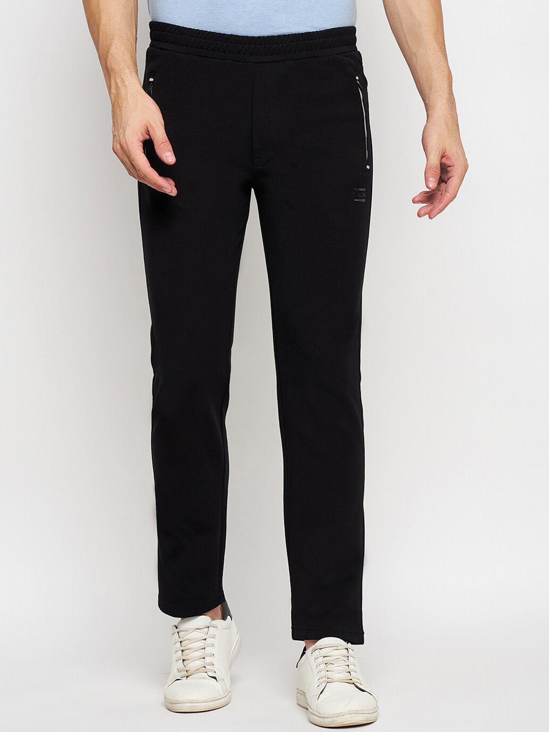 

Okane Men Mid-Rise Track Pants, Black