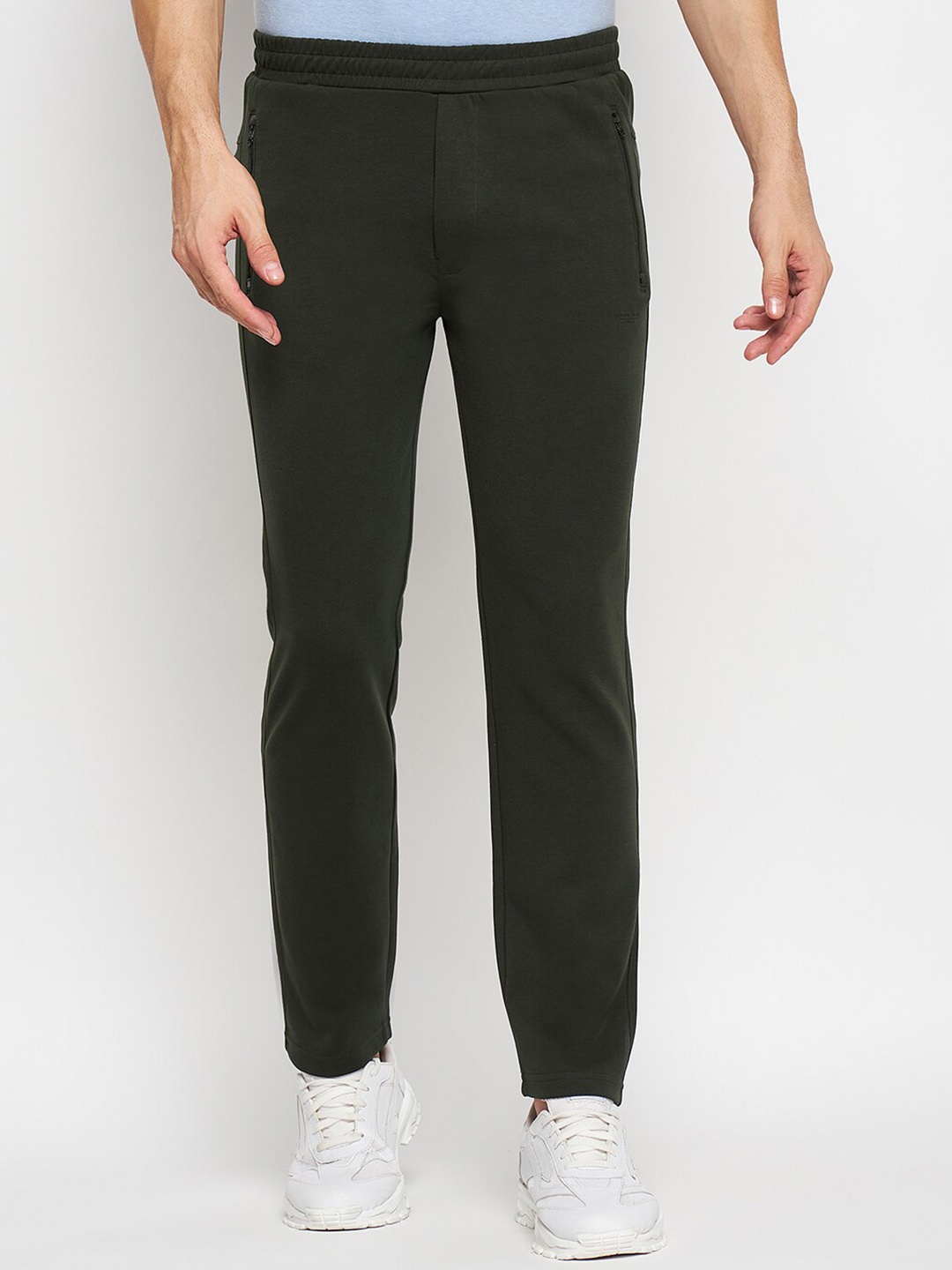 

Okane Men Mid-Rise Track Pants, Olive