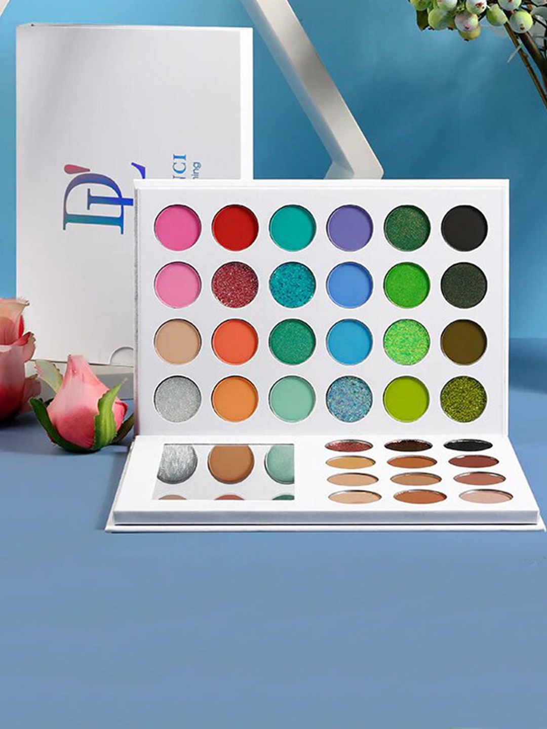 

DE'LANCI 36 Color Beauty Blooming Double Pages Eyeshadow Palette, Multi