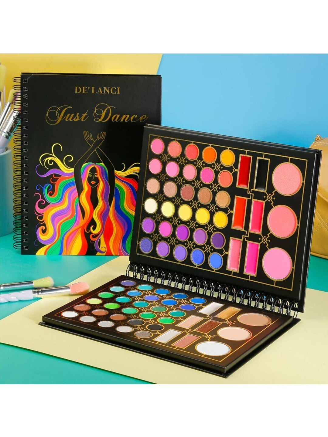 

DE'LANCI 78 Colors Mixing Makeup Palette - Just Dance, Multi