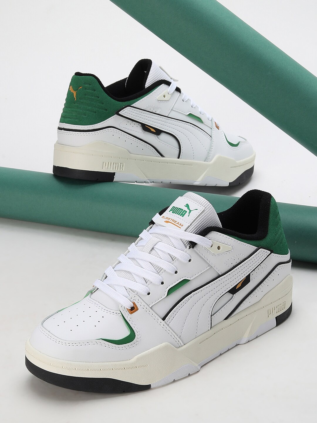 

Puma Unisex Slipstream Basketball Sneakers, White