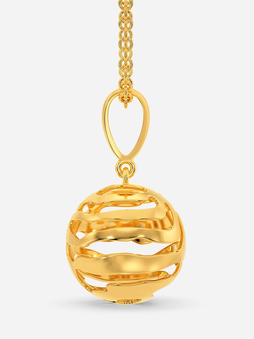

MELORRA Zebra Power14KT Gold Pendant- 2.29 gms