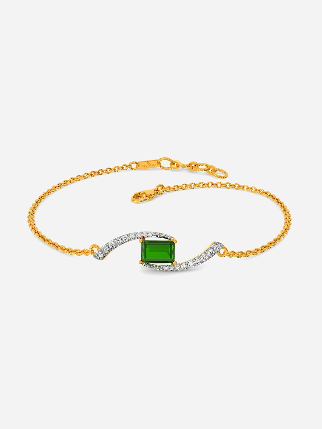

MELORRA 18KT Rhodium Plated Verdyne Diamond Bracelets, Yellow