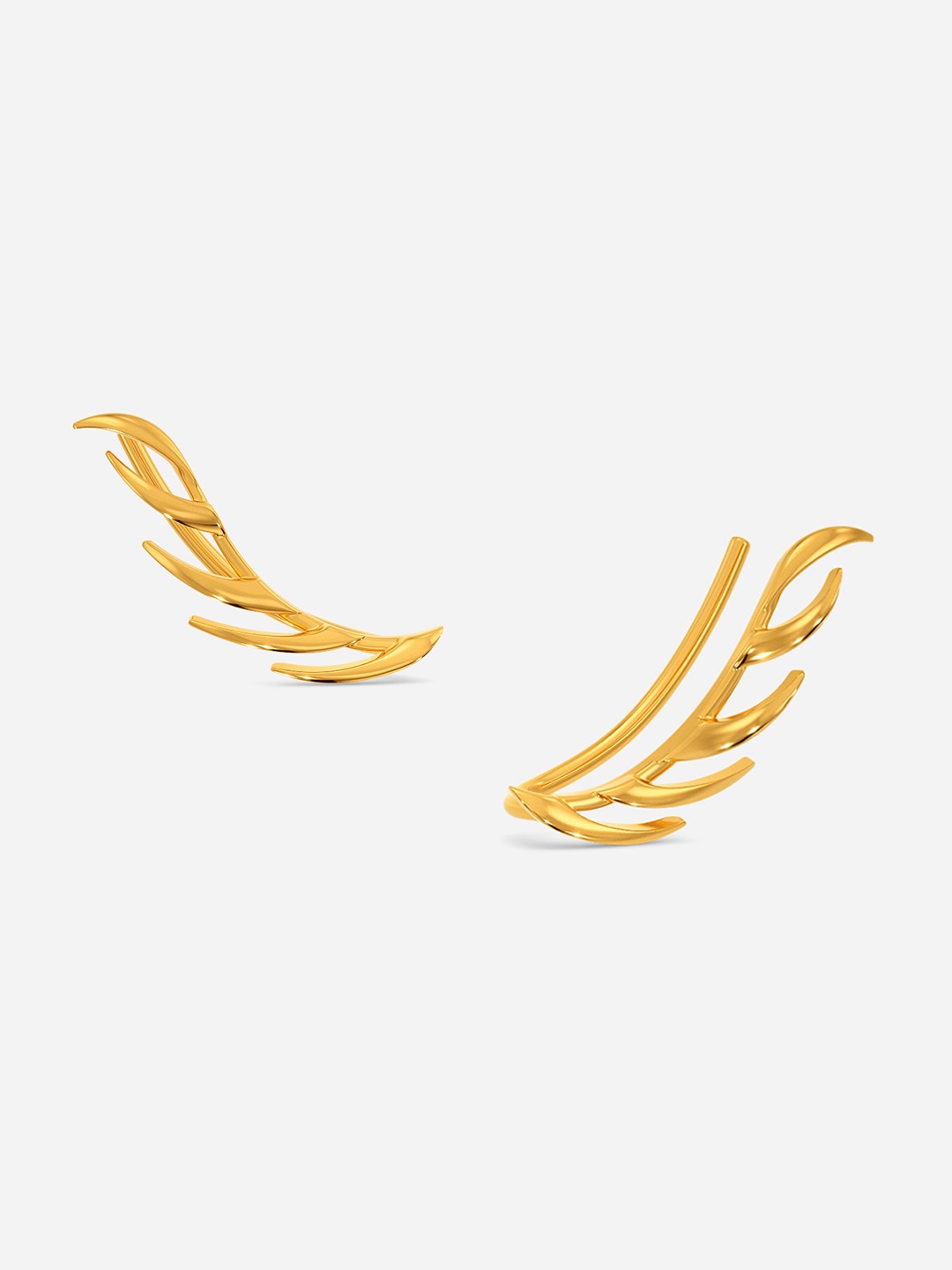 

MELORRA Pretty Party Plumes 14KT Gold Earrings-2.2gm