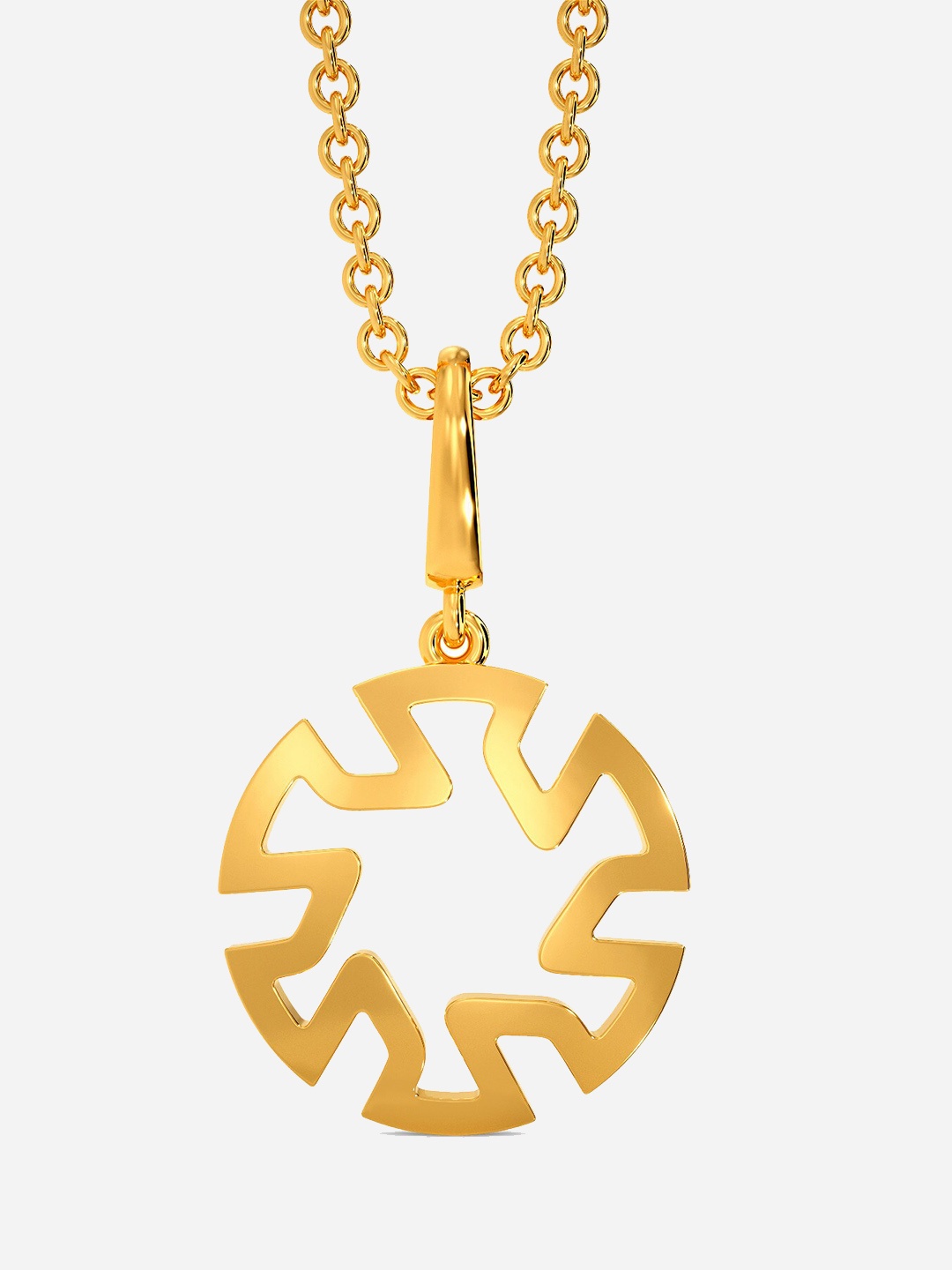 

MELORRA Flawless Capture 14KT Gold Pendant-1.1gm