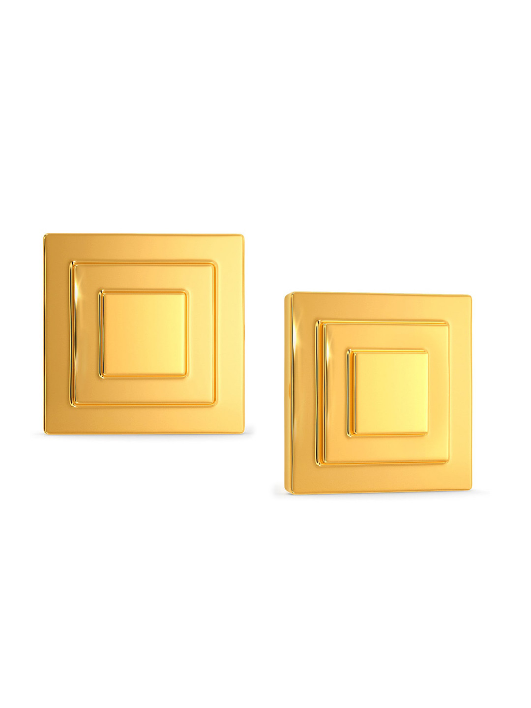 

MELORRA Defying Norms 18KT Gold Earrings-2.67gm