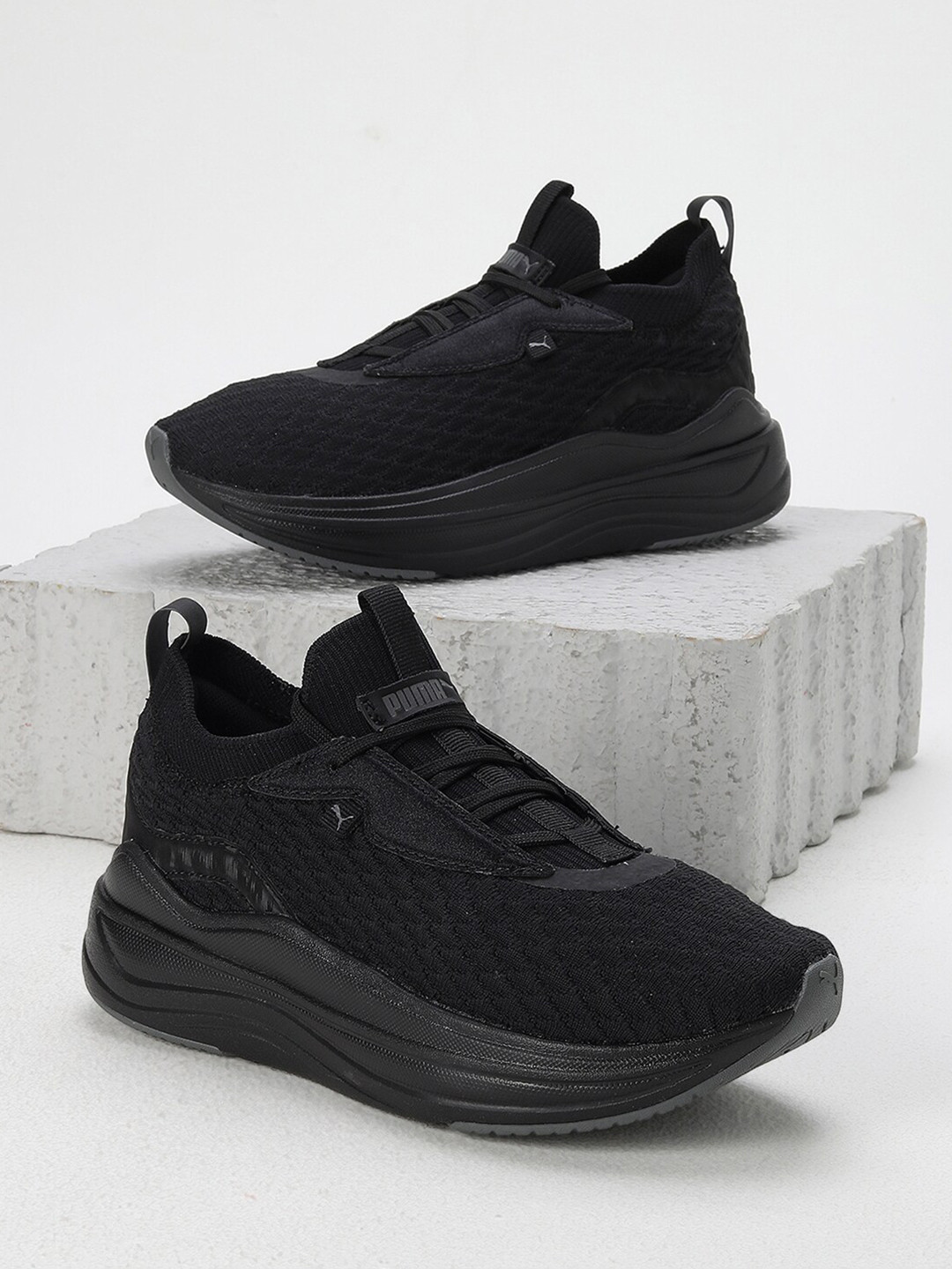 

Puma Women Softride Stakd Premium Running Shoes, Black