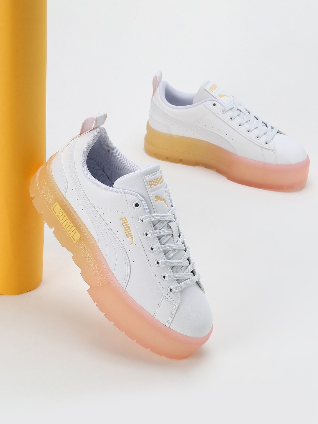

Puma Women Mayze Beach Days Flatforms, White