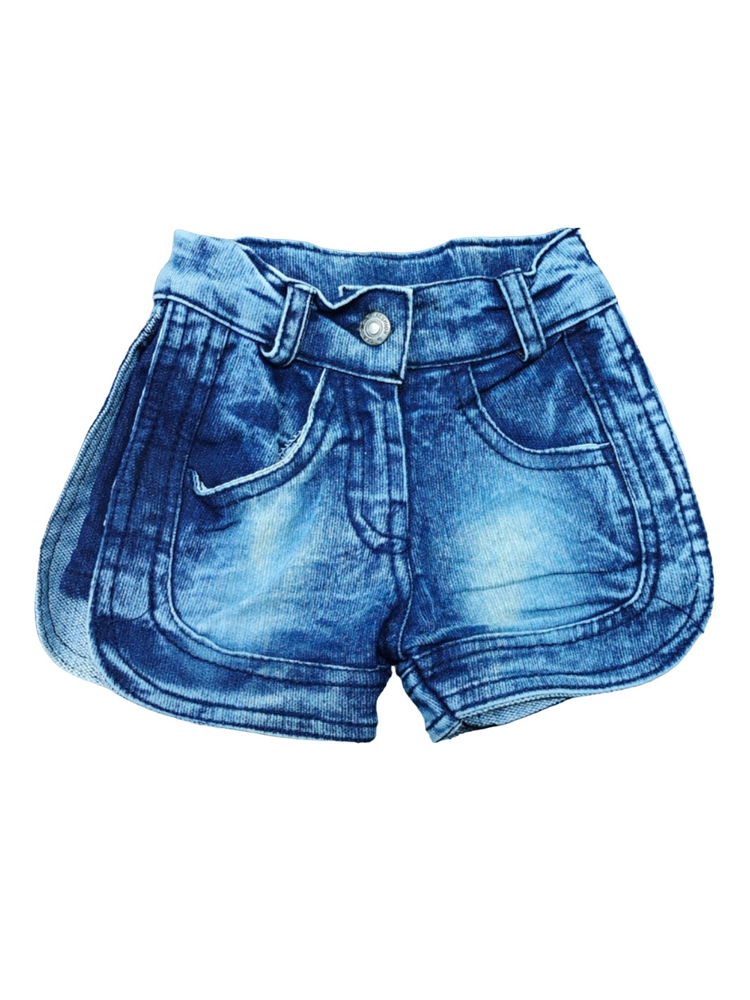 

BAESD Girls Washed Denim Shorts, Blue