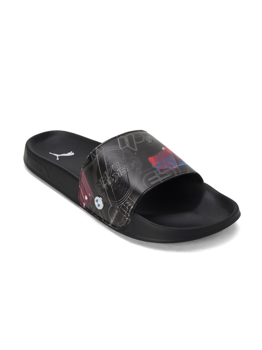

Puma Men BMW M Motorsport Leadcat 2.0 Graphic Sliders, Black