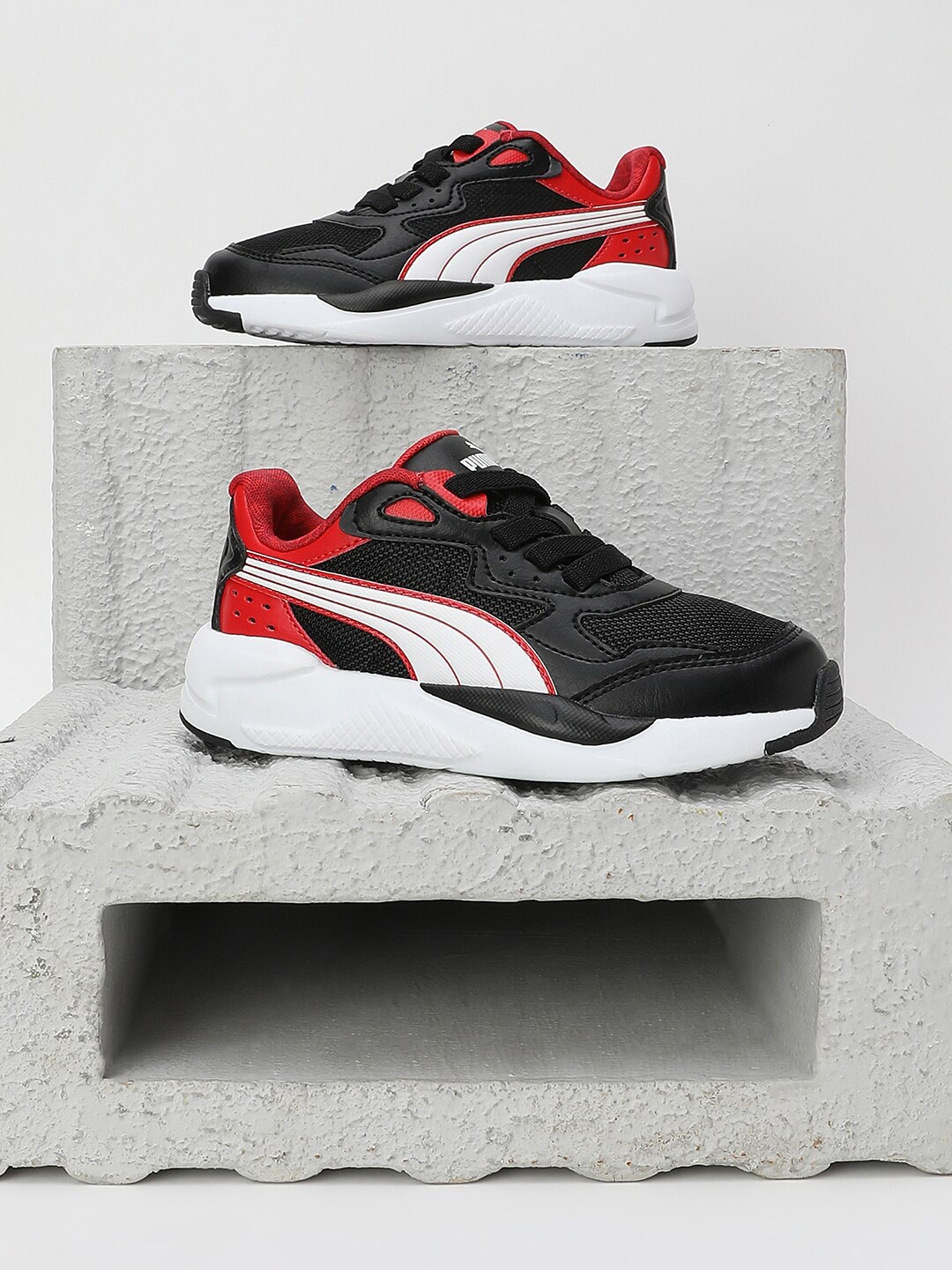 

PUMA Motorsport Kids Scuderia Ferrari X-Ray Speed Driving Shoes, Black
