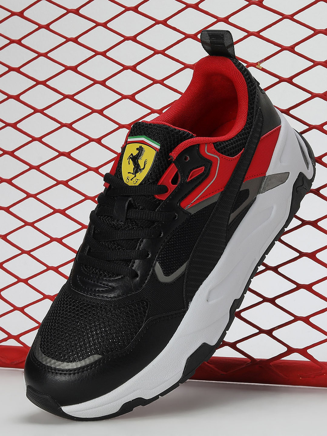 

PUMA Motorsport Men Scuderia Ferrari Trinity Sneakers, Black