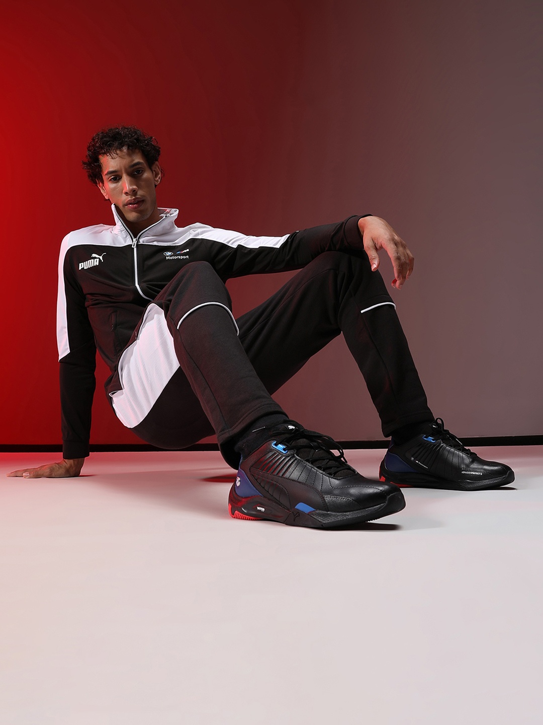 

PUMA Motorsport Unisex BMW M Kart Cat RL Nitro Sneakers, Black