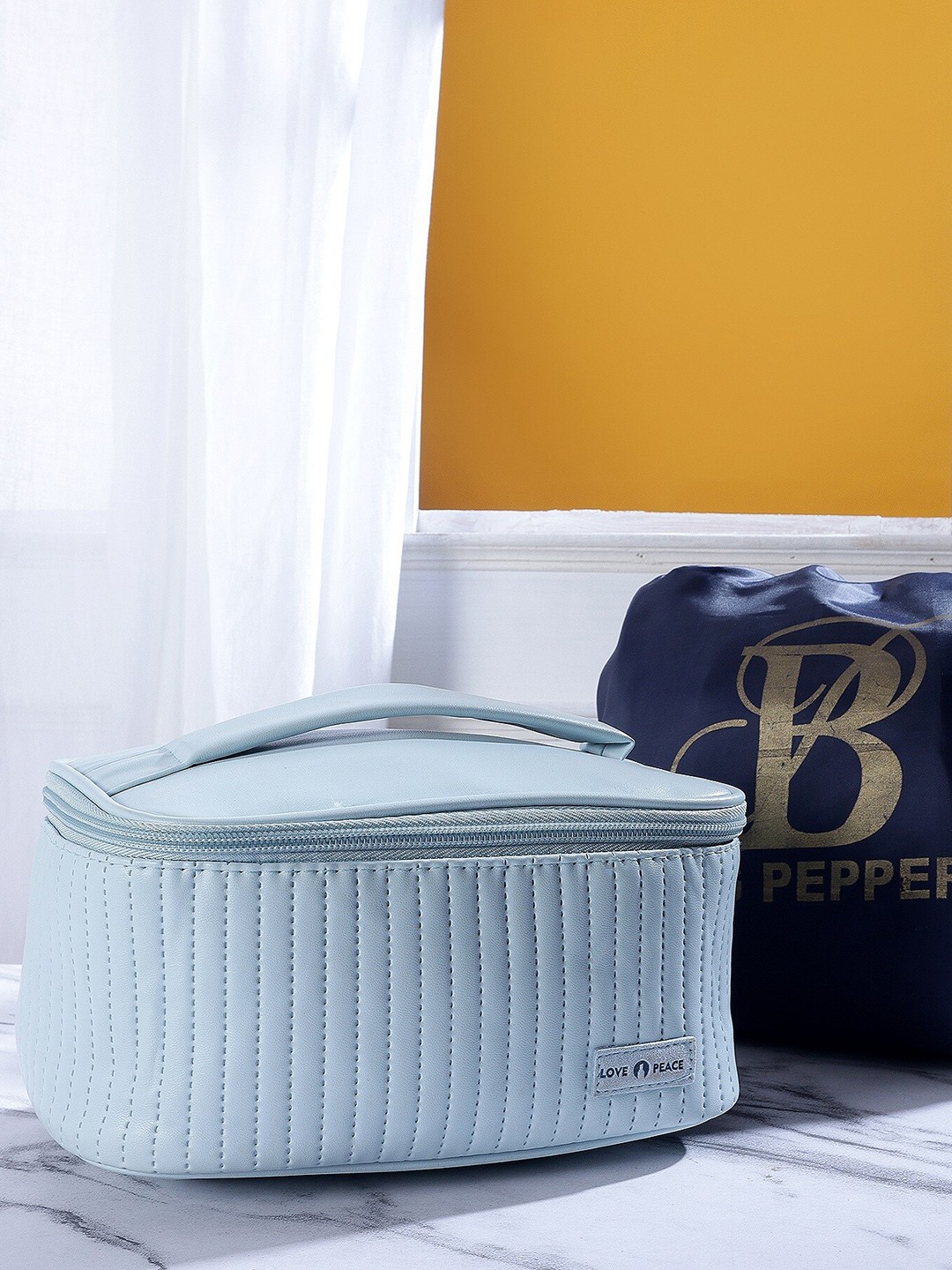 

Bag Pepper Women Self-Design Vanity Bag, Blue