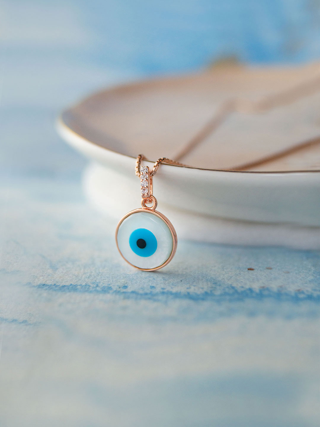 

MANNASH Sterling Silver Rose Gold-Plated Necklace