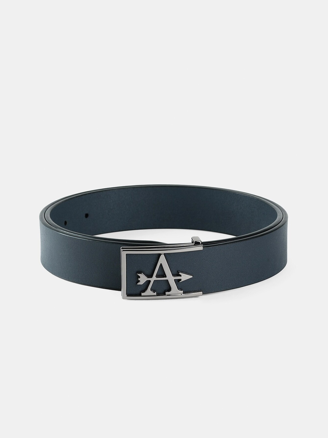 

Arrow Men Leather Belt, Navy blue