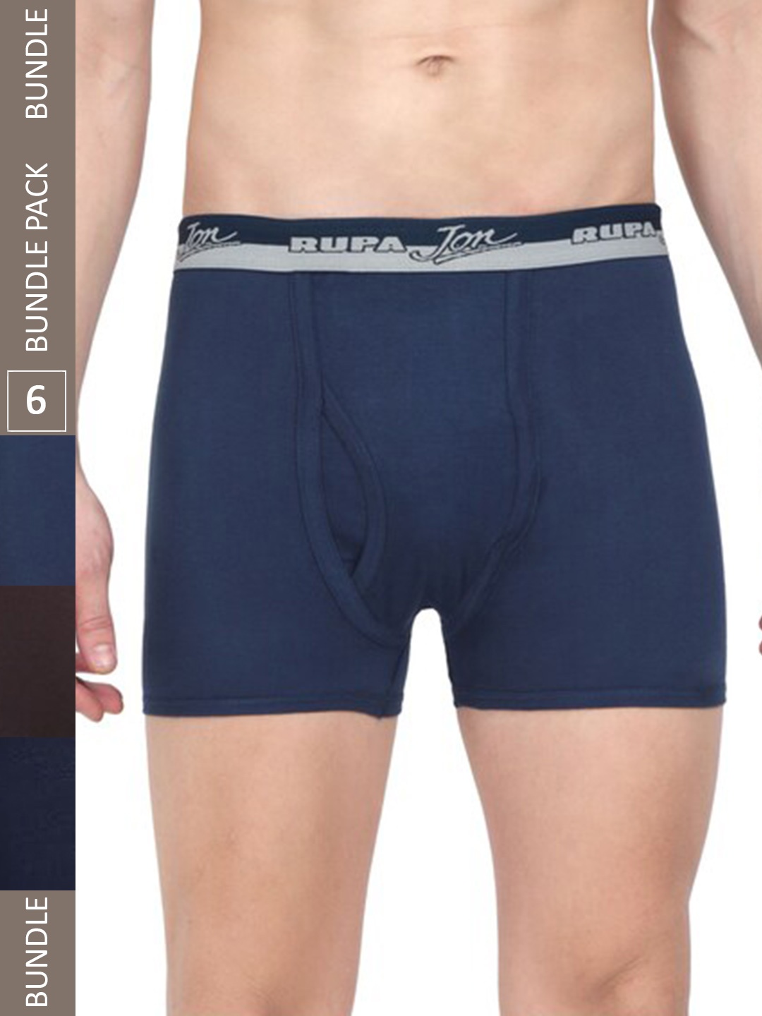 

Rupa Pack Of6 Assorted Cotton Short Trunks