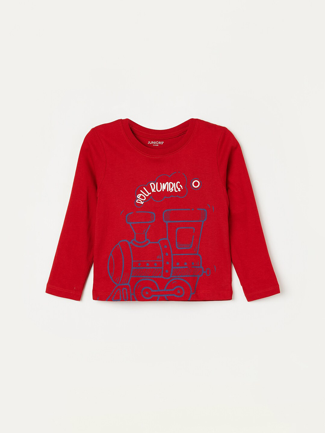 

Juniors by Lifestyle Boys Graphic Printed Pure Cotton T-Shirt, Red