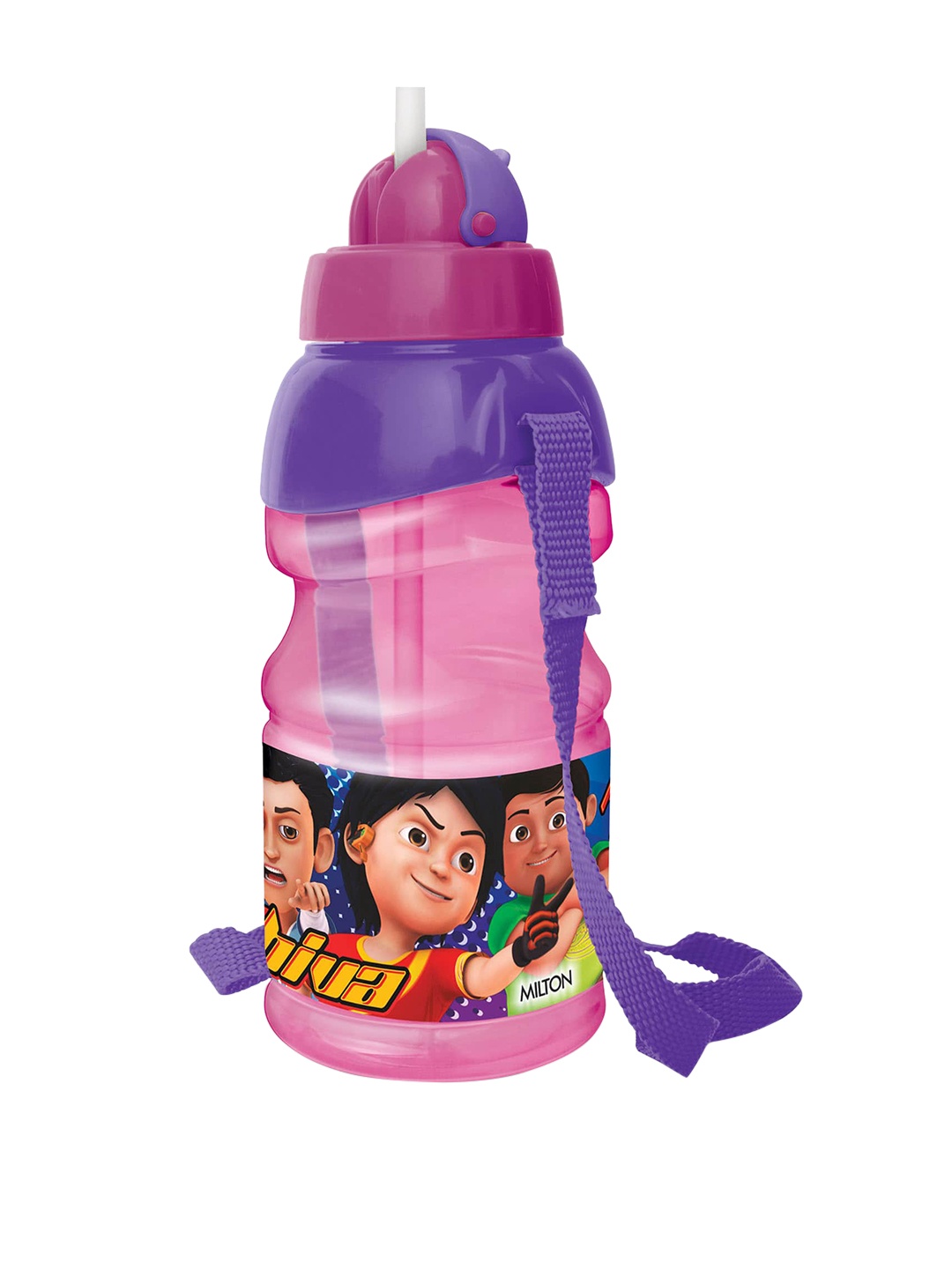 

Milton Kids Cutie 450 Shiva Purple Printed Water Bottle 400ml