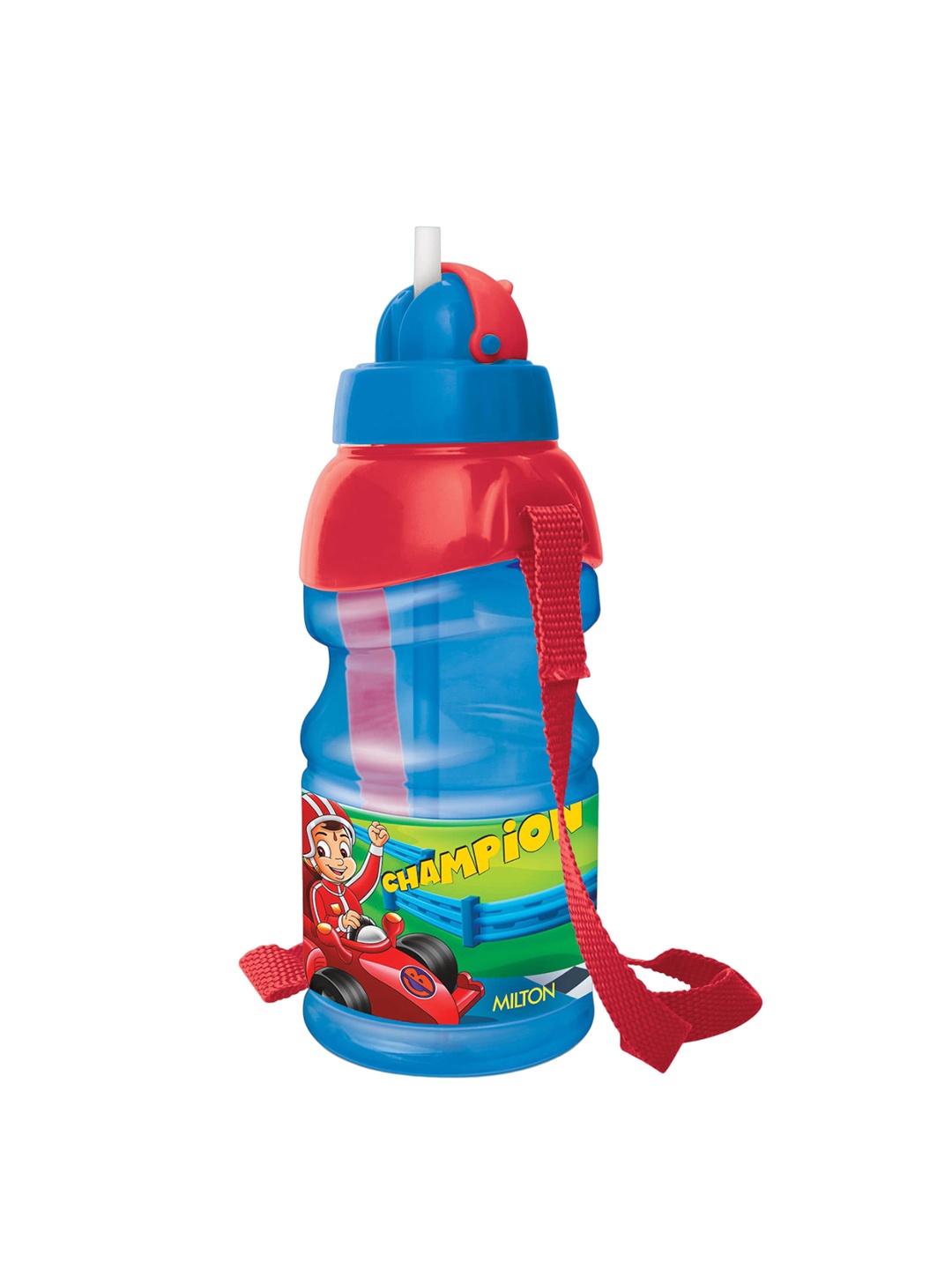 

Milton Cutie 450 Chota Bheem Kids Pet Water Bottle 400 ml, Blue