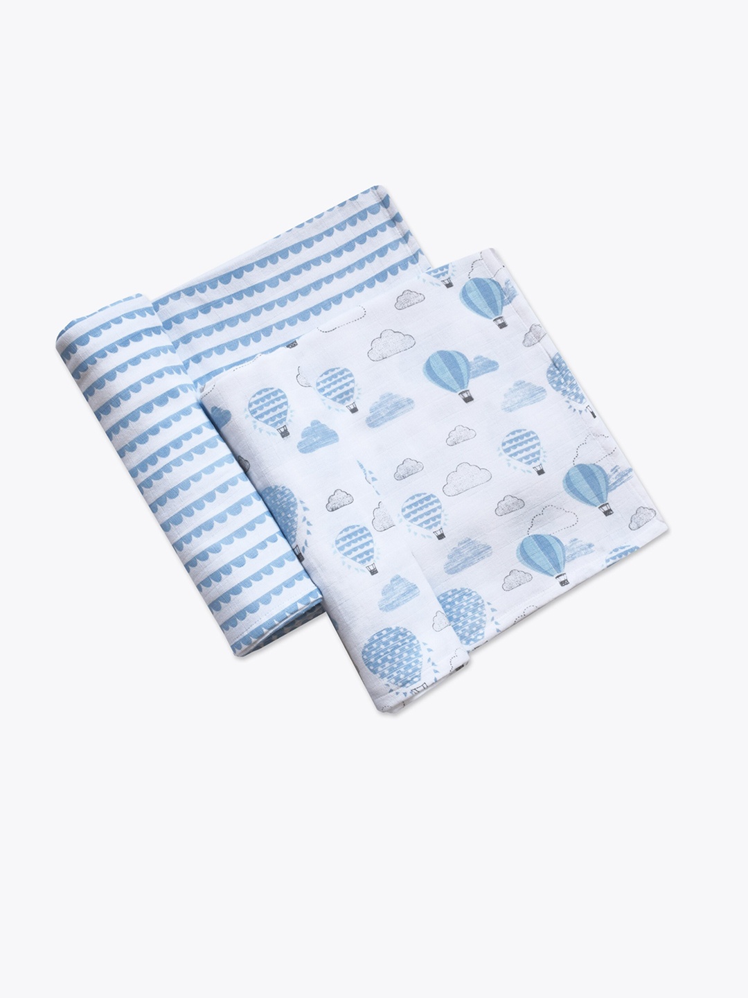 

Masilo Boys Printed Pure Bamboo Muslin Swaddle Clothes, Blue