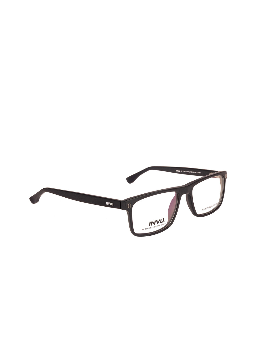 

INVU Men Full Rim Square Frames, Purple