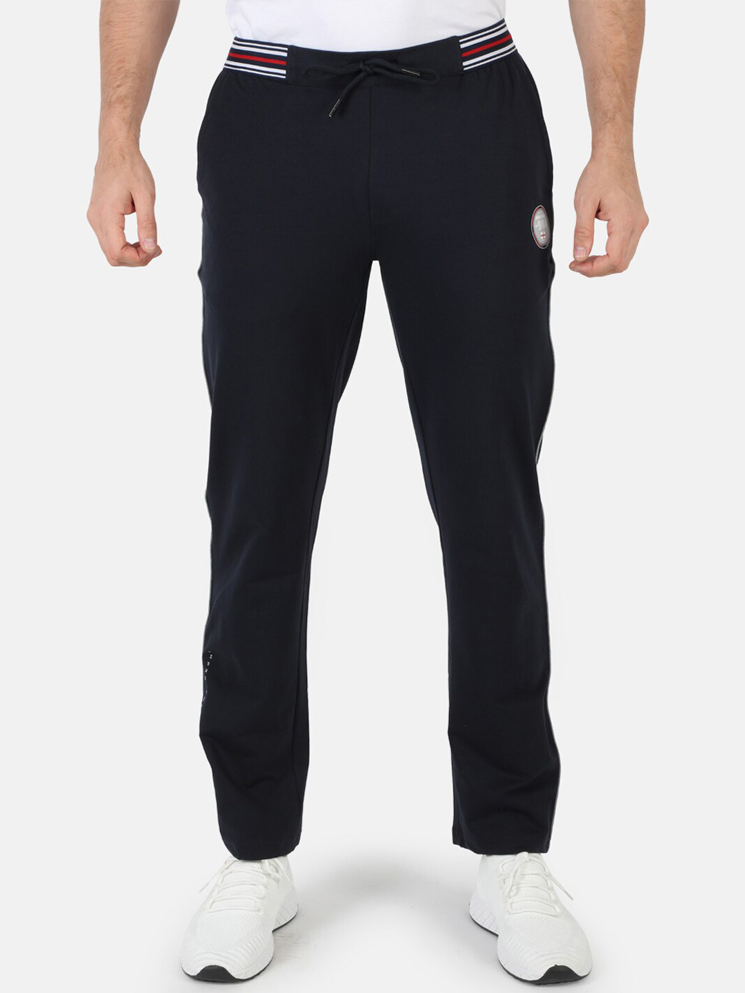 

Monte Carlo Men Mid-Rise Track Pants, Navy blue