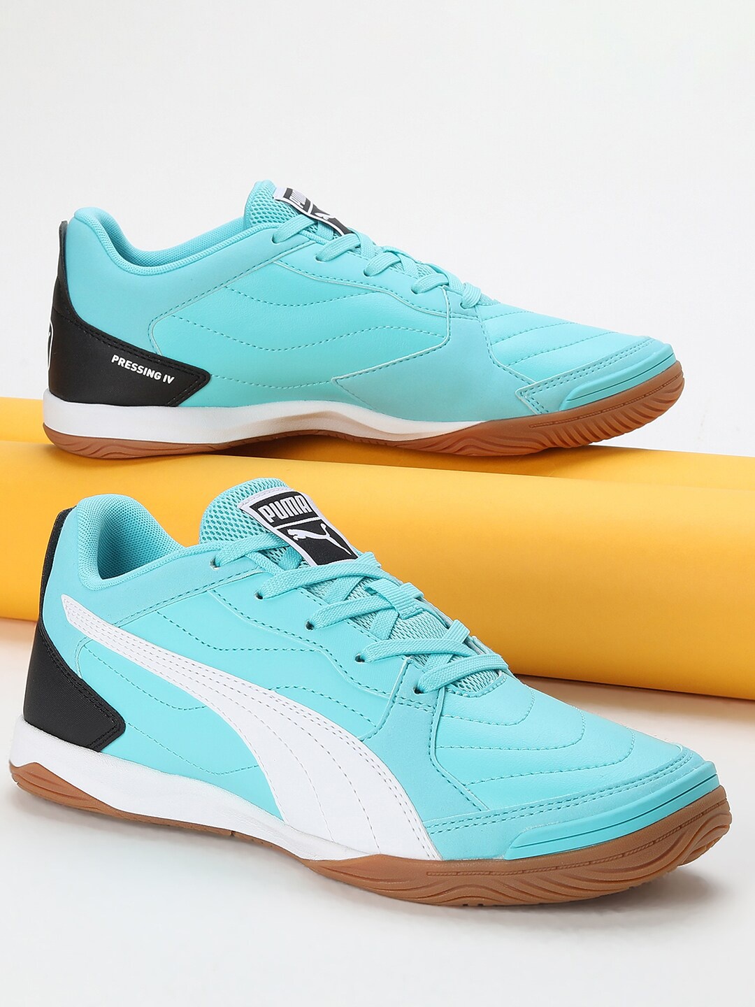 

Puma Unisex PRESSING IV Football Shoes, Blue