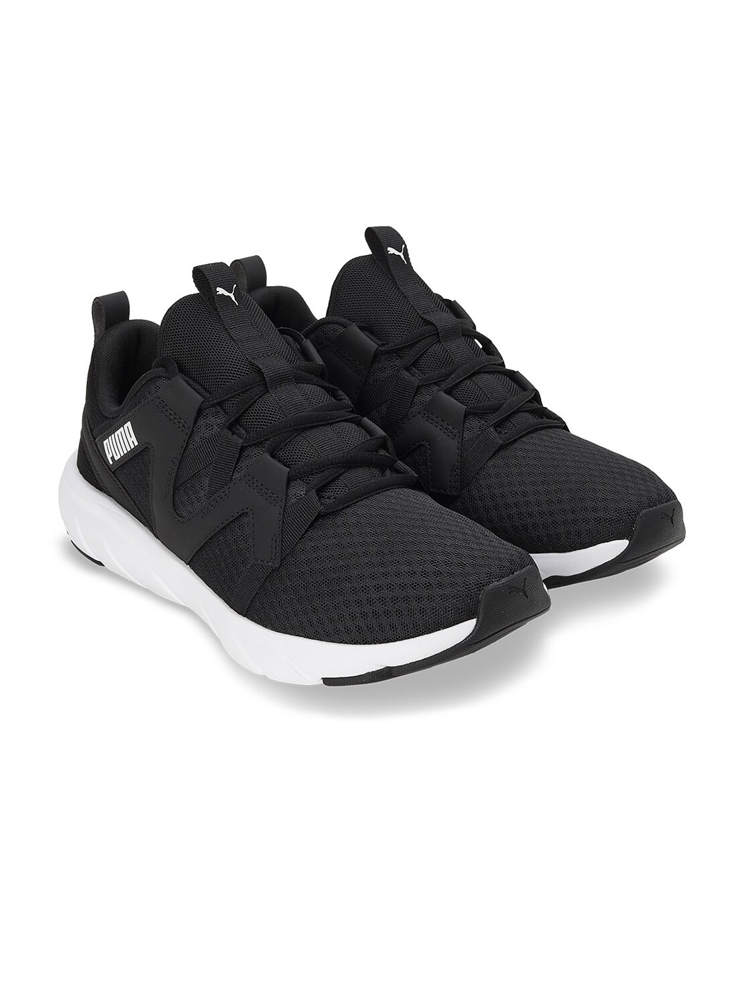 

Puma Unisex SOFTRIDE Flex Vital Running Shoes, Black
