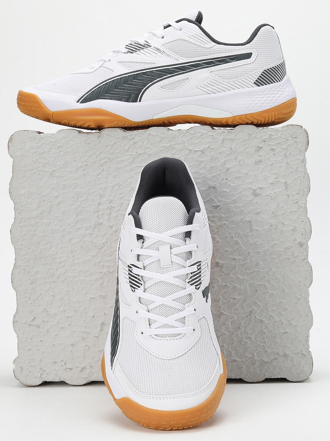 

Puma Unisex Solarflash II Indoor Badminton Shoes, White