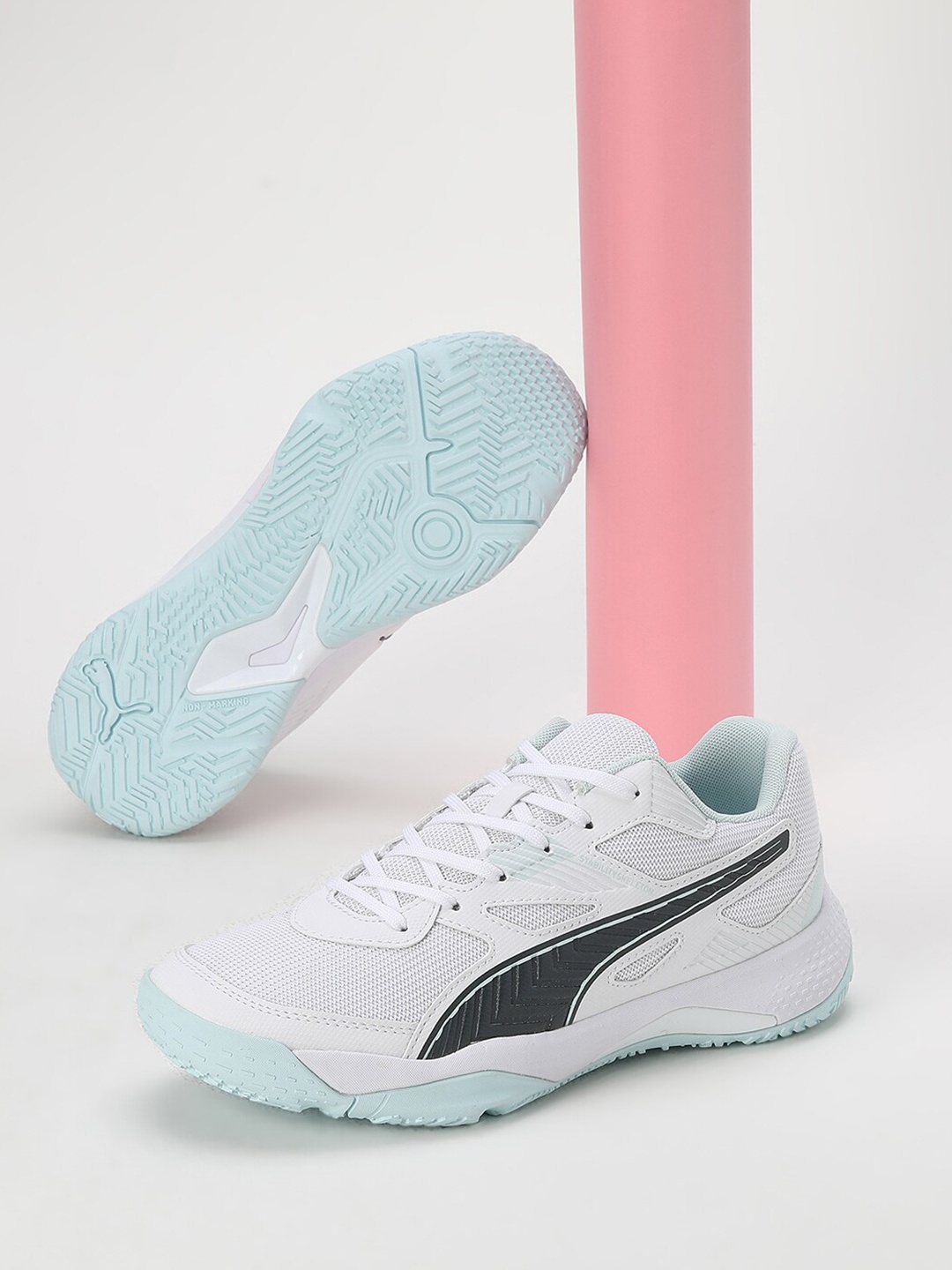 

Puma Unisex Solarflash II Indoor Badminton Shoes, White